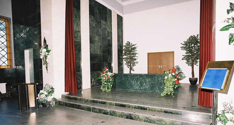 Obřadní síně - Pohřební služba Štěpnička Prahe 5